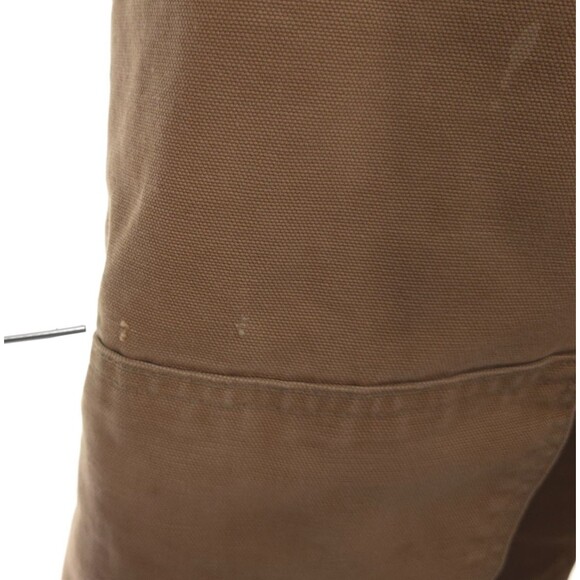 VTG Carhartt Mens 54x30 ? No Size Tag Brown Duck Canvas Bib Overall Double Knee - Picture 9 of 16